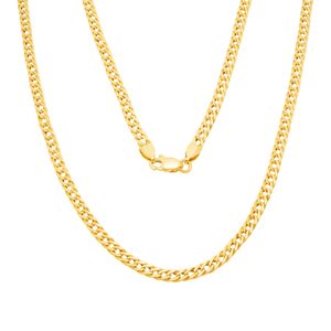 Corrente Fina Groumet 60cm De Ouro 18k