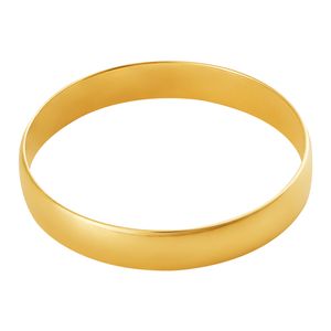 Aliança De Casamento Lisa e Abaulada 3MM De Ouro 18k