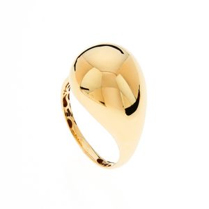 Anel Bold Gota Em Ouro 18k