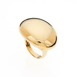 Anel De Ouro 18k Bold Oval 32mm