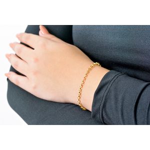 Pulseira Portuguesa De Ouro 18k Feminina