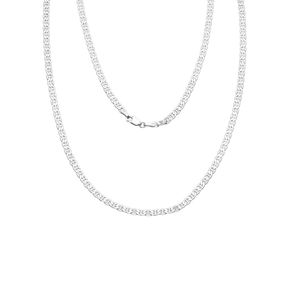 Corrente De Prata 925 Piastrine 60cm