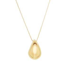 Colar Gota Bold 21MM De Ouro 18k 45cm