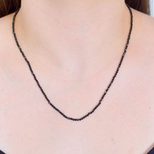 Colar Spinelio De Ouro 18k 50cm