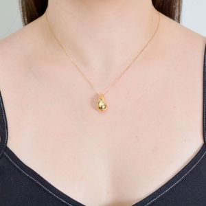 Colar Gota Bold 21MM De Ouro 18k 45cm