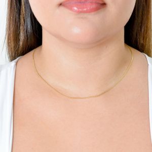 Corrente Ouro 18k Esteira Bismarck 45cm