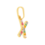 Pingente-letra-X-em-Ouro
