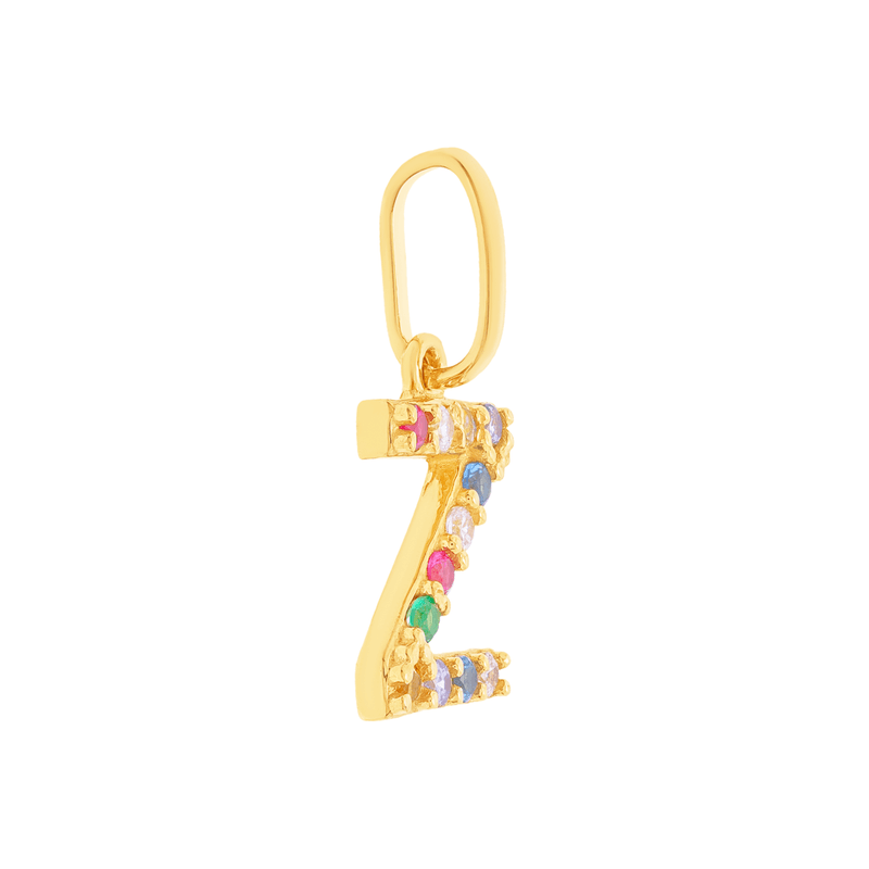 Pingente-Letra-Z-em-Ouro