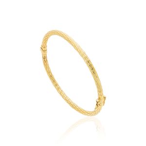 Bracelete Fio Desenhado em Ouro 18k M