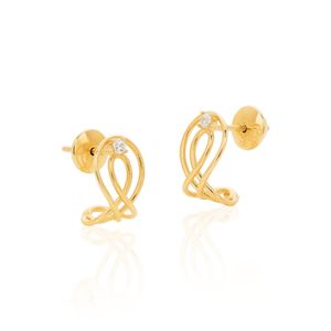 Brinco Lumini De Ouro 18k