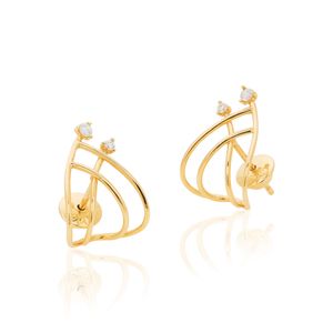Brinco Lumini De Ouro 18k