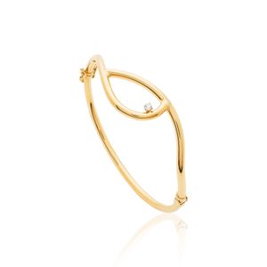 Bracelete Acordes De Ouro 18k Com Topázio M