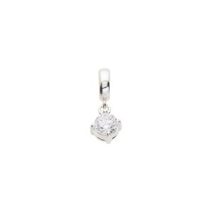 Pingente Lovers Ponto De Luz Branca Prata 925