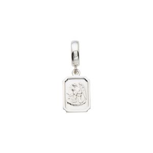 Pingente Lovers Placa Anjo Da Guarda Prata 925