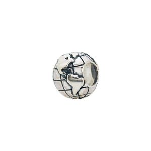 Pingente Lovers Globo Terrestre Prata 925
