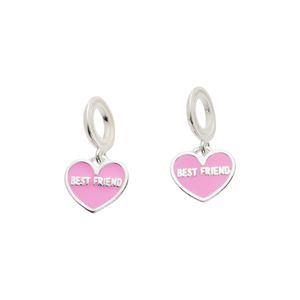 Pingente Lovers Corações Best Friends Prata 925