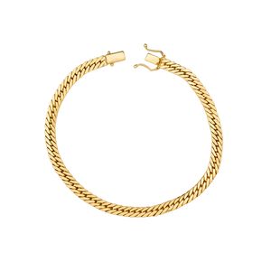 Pulseira Nil Fechada De Ouro 18K 21cm