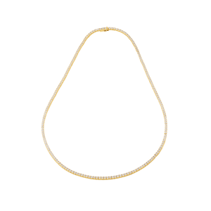 Colar Riviera Ouro 18K E Zircônias 45cm