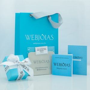 Colar Filhos De Ouro 18K 2 Meninos Coração Com Pedras 45cm