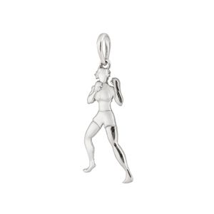 Pingente Boxeadora Prata 925