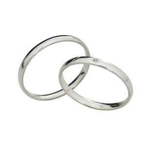 Aliança De Namoro Abaulada Lisa 2MM
