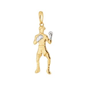 Pingente De Ouro 18K Boxeador