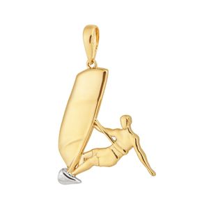 Pingente De Ouro 18K Windsurf Masculino