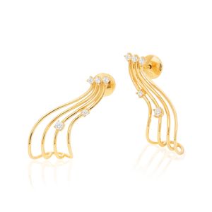 Brinco Lumini De Ouro 18K