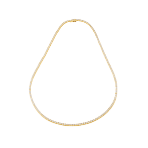 Colar Riviera Ouro 18K E Zircônias 45cm