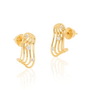 Brinco Lumini De Ouro 18K
