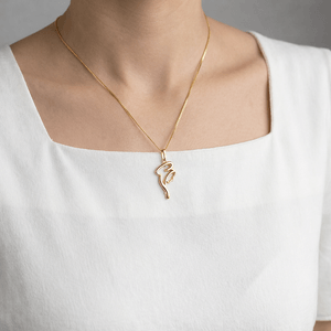 Pingente De Ouro 18K Virgem Maria Vazada