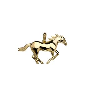 Pingente Cavalo De Ouro 18K 17MM
