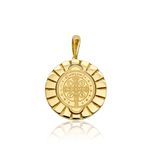Pingente De Ouro 18K São Bento