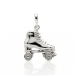Pingente Em Prata 925 Patins