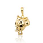 Pingente De Ouro 18K Sela