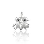 Pingente Em Prata 925 Filhos Meninos