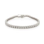Pulseira Em Prata 925 Riviera 18cm