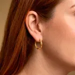 Brinco-De-Ouro-18K-Argola-Vazada-Com-Detalhes-Em-Losango
