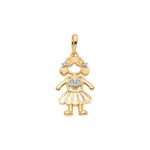 Pingente-em-ouro-amarelo-18k-filhos-menina-com-zirconias-brancas