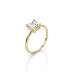 Anel-Solitario-De-Ouro-18K-Moissanite-Quadrado-6mm