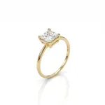 Anel-Solitario-De-Ouro-18K-Moissanite-Quadrado-6mm