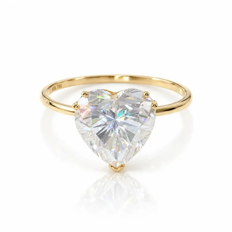 Anel-Solitario-De-Ouro-18K-Moissanite-Coracao-10mm