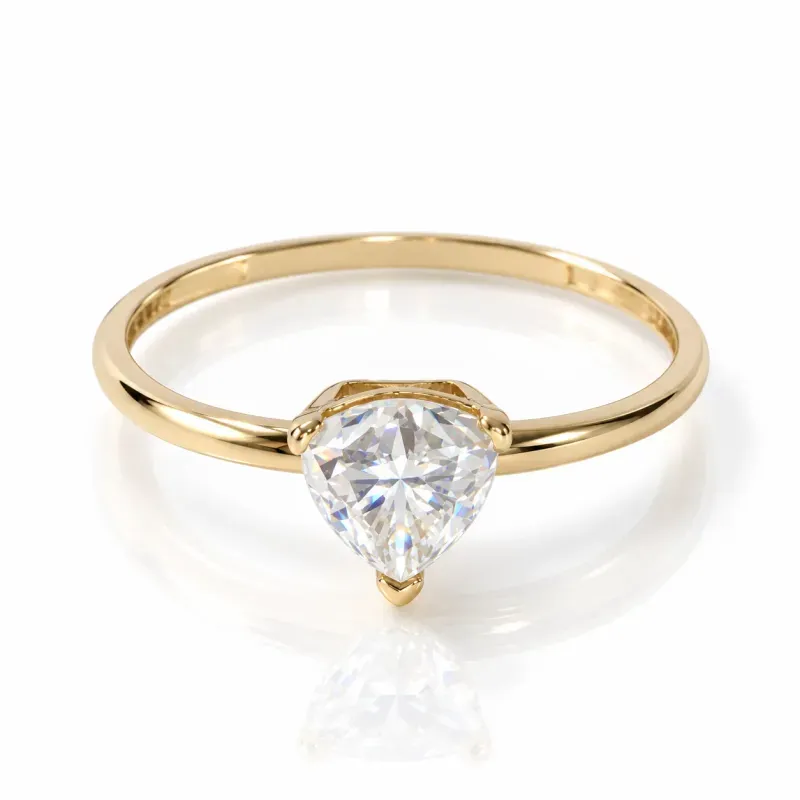 -Anel-Solitario-De-Ouro-18K-Moissanite-Triangular