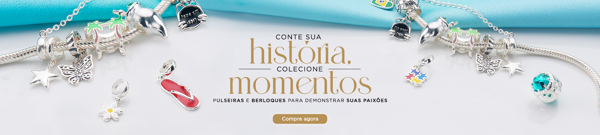 Pulseiras e Berloques